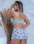 Top Doll Feminino Estampado em Suede e Renda - Bella Essence