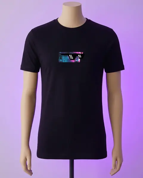 Polera clásica Tech David - Colección de Marmol Neón