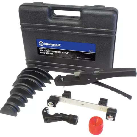 CURVADOR DE TUBOS DE COBRES FLEXÍVEIS TIPO CATRACA MULTI 3/8,1/2, 5/8, 3/4 A 7/8 MASTERCOOL 70070