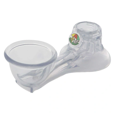 BEBEDOURO PORTÁTIL CÃO E GATO VIDA MANSA MINI TRANSPARENTE