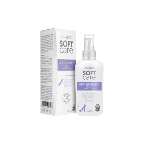 SPRAY BEM ESTAR SOFT CARE PET SERENITY PARA CÃES E GATOS 100ML
