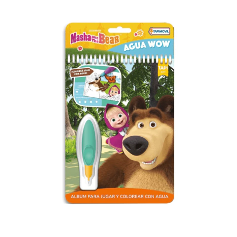 Libro Colorear Pinta Facil Agua Wow Mágico Tapimovil - comprar online