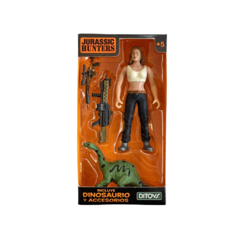Imagen de Dinosaurio + Aventurero con accesorios - 2853