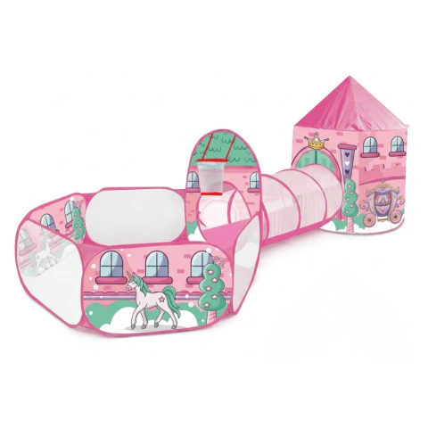 Carpa Infantil de Juegos 3 en 1 Unicornio Rosa HW25048306