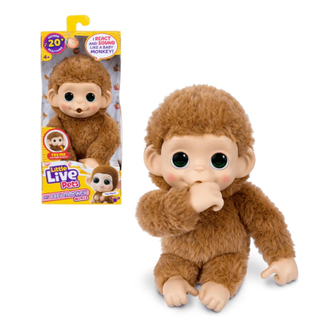 Monito Interactivo Little Live Pets Baby Monkey 26729 - comprar online