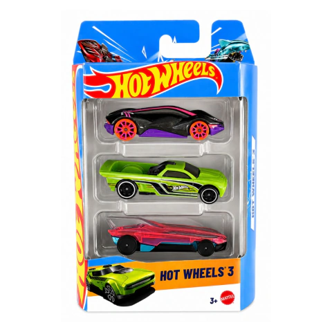 Imagen de Autos HotWheels Pack x3 Mattel K5904/4