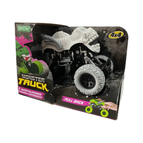 Monster Truck Dinosaurio 4x4 Pull Back - Ditoys