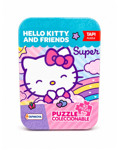 Rompecabezas 45 piezas en lata Hello kitty KTY09859 - comprar online