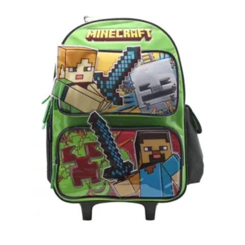 Mochila Minecraft Con Carro 18" Varios Modelos - Cresko - Jugueterías Cachavacha