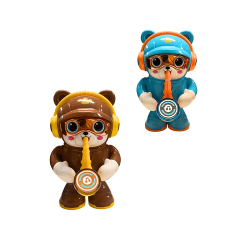 Oso bailarín con Luz y Sonido Saxophone Bear 682B