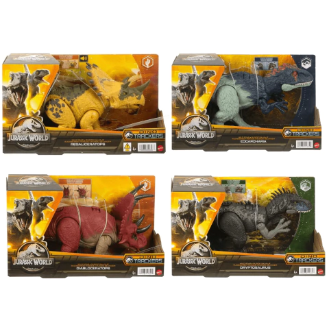 Jurassic World Dino Trackers - Figuras Wild Roar