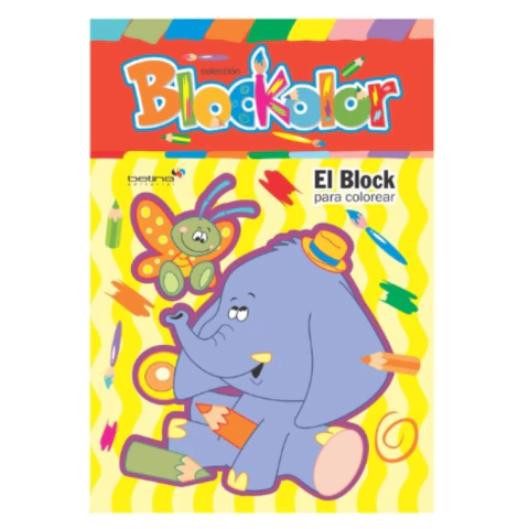 Libro Para Colorear Blockolor - Betina en internet