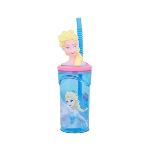 Vaso Infantil Con sorbete tapa 3D Personajes Cresko en internet