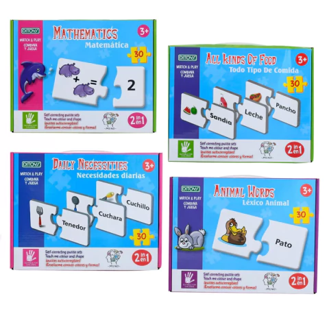 Juegos de mesa "Match & Play" Ditoys