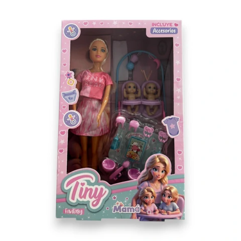 Muñeca Tiny Mama de Gemelos con Accesorios 56646 en internet