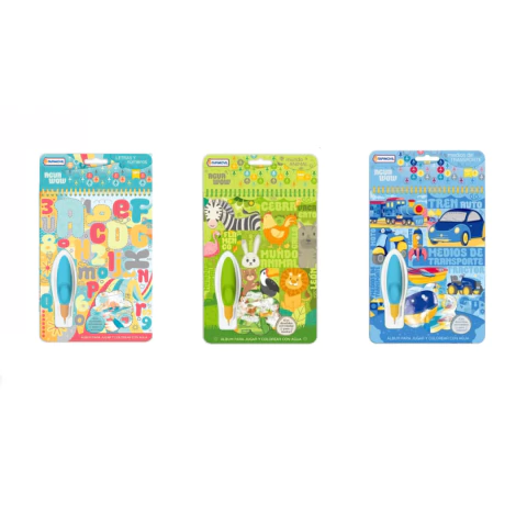 Libro Para Colorear Agua Wow Tapimovil Varios Modelos