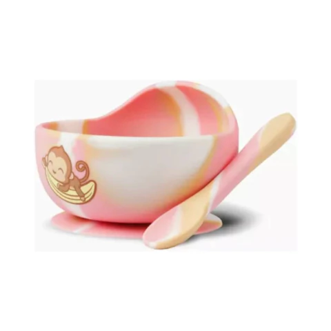 Set X2 Bowl / Cuchara - Mono Lulo - Jugueterías Cachavacha