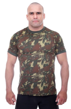 CAMISETA CAMUFLADA 100% ALGODÃO ALTA SOLIDEZ - CAMUFLADOS COMPANY