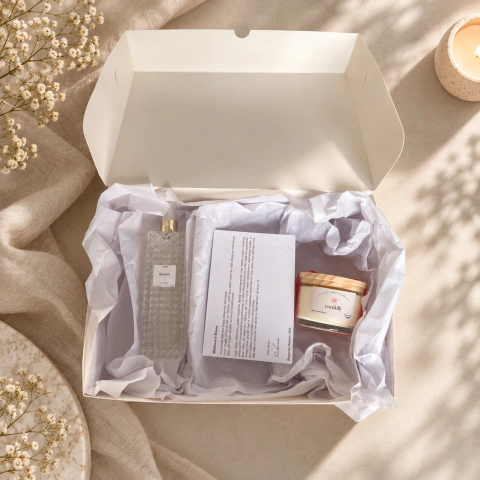 Kit Home Spray + Vela Minimalista