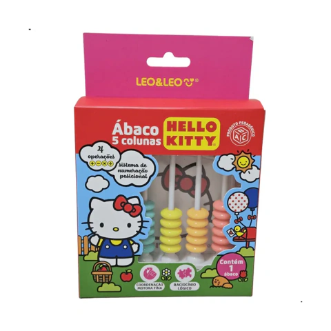 Ábaco 5 Colunas Hello Kitty Leo&Leo