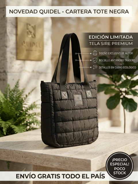 BOLSO TOTE BLACK