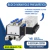 BLOCO MANIFOLD PNEUMÁTICO 4 VÁLVULAS SOLENOIDE 5/2 VIAS 1/4" 24V COMPLETO na internet