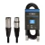 Cable XLR Ross de 6m Macho a Hembra para Audio Profesional