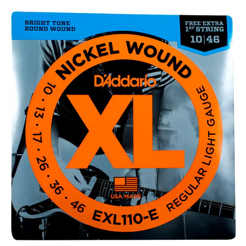 Juego De Cuerdas Para Guitarra Eléctrica Daddario Exl110- E