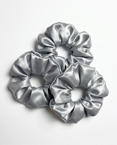 Scrunchie Gris