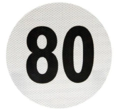 Circulo Reflectivo de Velocidad 3M