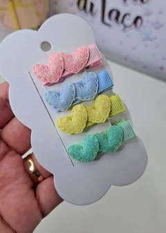 Kit Clips - Coração