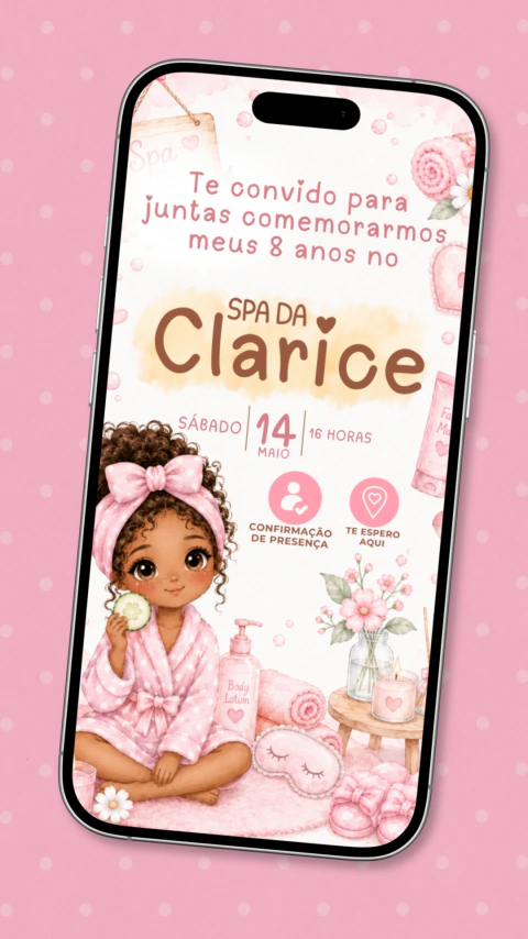 Aniversário - Dia de SPA - Clarice Curls - comprar online