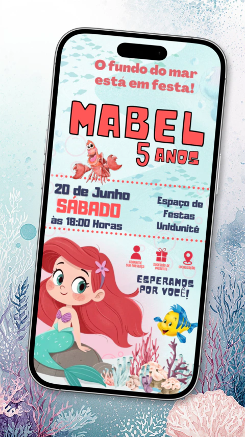 Aniversário - Pequena Sereia 1 - comprar online