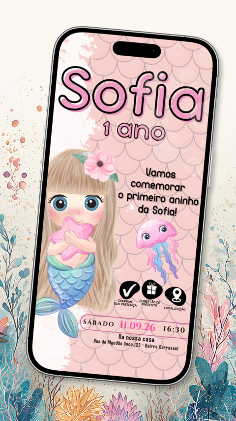 Aniversário - Sereia 4 - comprar online