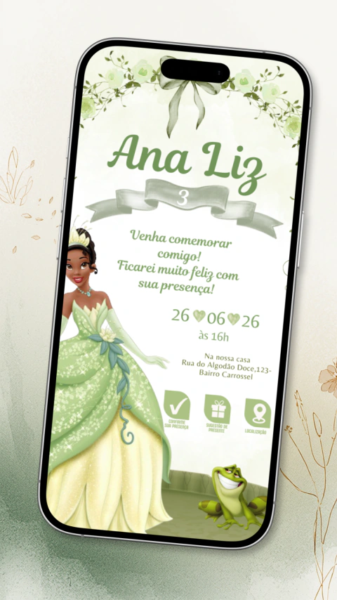 Aniversário - A Princesa e o Sapo - comprar online