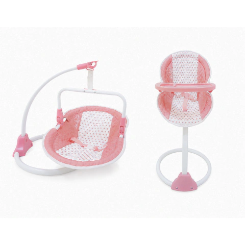 Sillita 2 en 1 Le Bebot para Bebotes – Sillita Alta de Comer + Mecedora