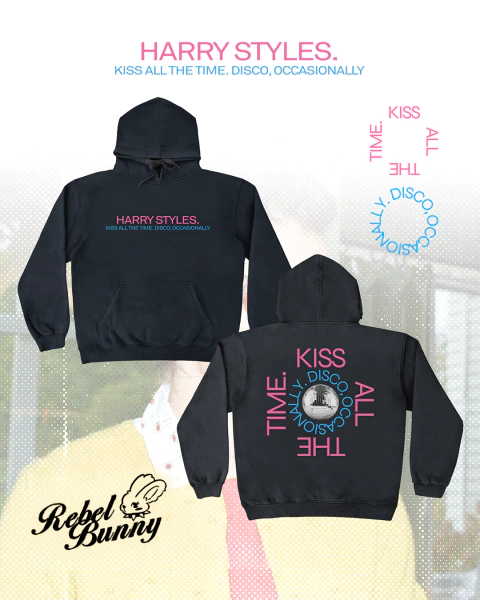 Hoodie KISS ALL THE TIME de Harry Styles 2