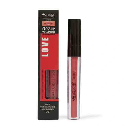 Lip Gloss Red Volumoso - Max Love