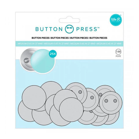 Kit para Botons WeR Memory Keepers Button Press Medium 100 Peças