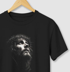 Camiseta Cristã Rosto Sagrado de Jesus