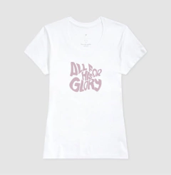 Camiseta Cristã All for His Glory - Pegadas do Senhor Vestes