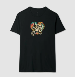 Camiseta Cristã Jesus Love You - Pegadas do Senhor Vestes