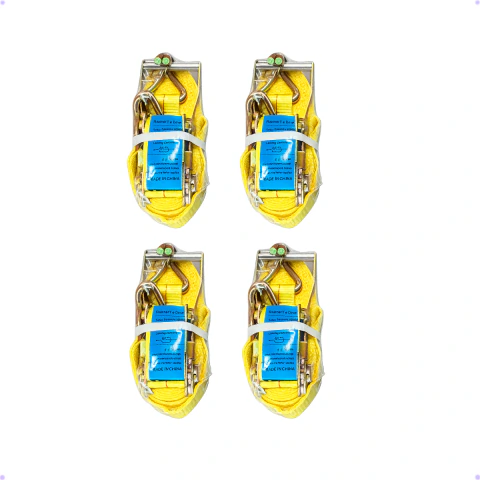 COMBO CINTA AMARRE CRIQUET 50MM X 9 METROS CARGA 5 TONELADAS (4 UNIDADES)