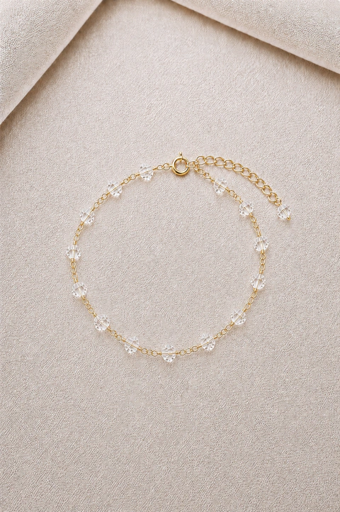 Pulseira Banhada a Ouro Cascalho
