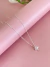 Colar prata estrela cristal