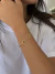 Bracelete regulável circulo vazado