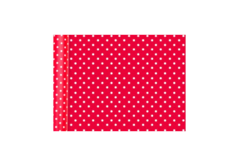 Papel para Forrar Lunares Rojo 50 x 70 cm Ajmechet
