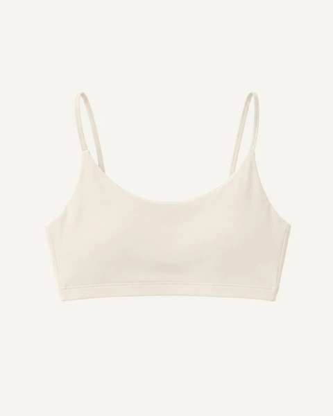 Top Alça Fina Básico - Off white