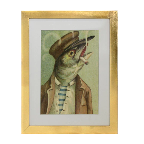 Cuadro Decorativo Autorretrato Animal I, 2 Colores de Marco Disponibles - comprar en línea