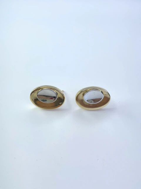 Brinco Oval na Mistura de Banhos